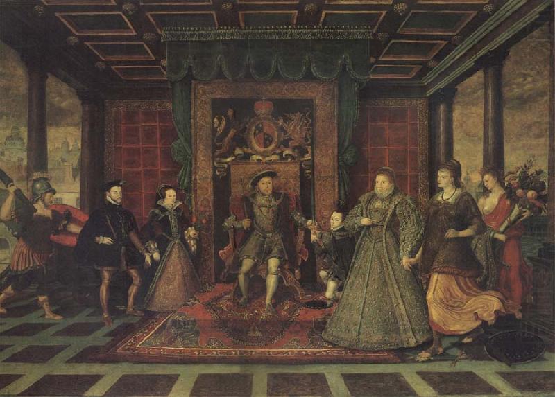 Lucas de Heere The Tudor Sussceesion china oil painting image